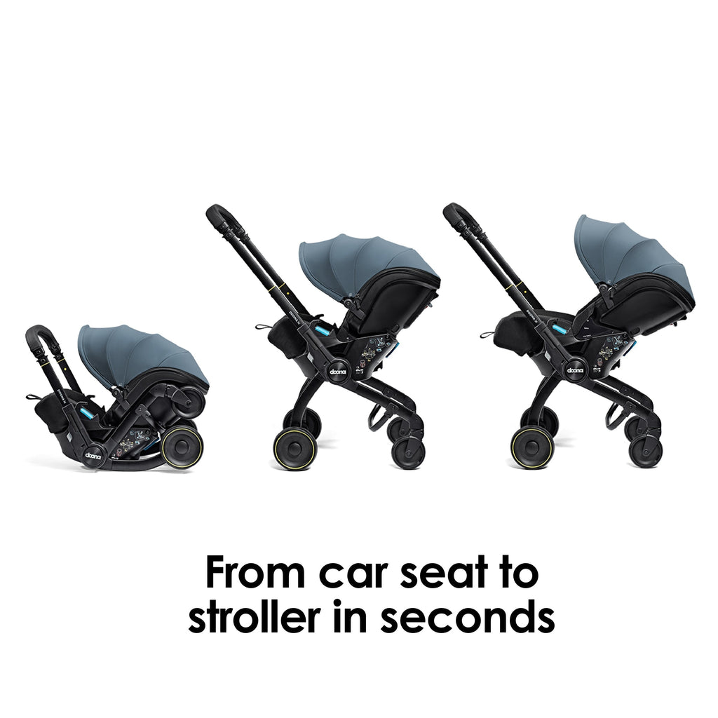 Doona X Car Seat & Stroller & Isofix Base - Ocean Blue
