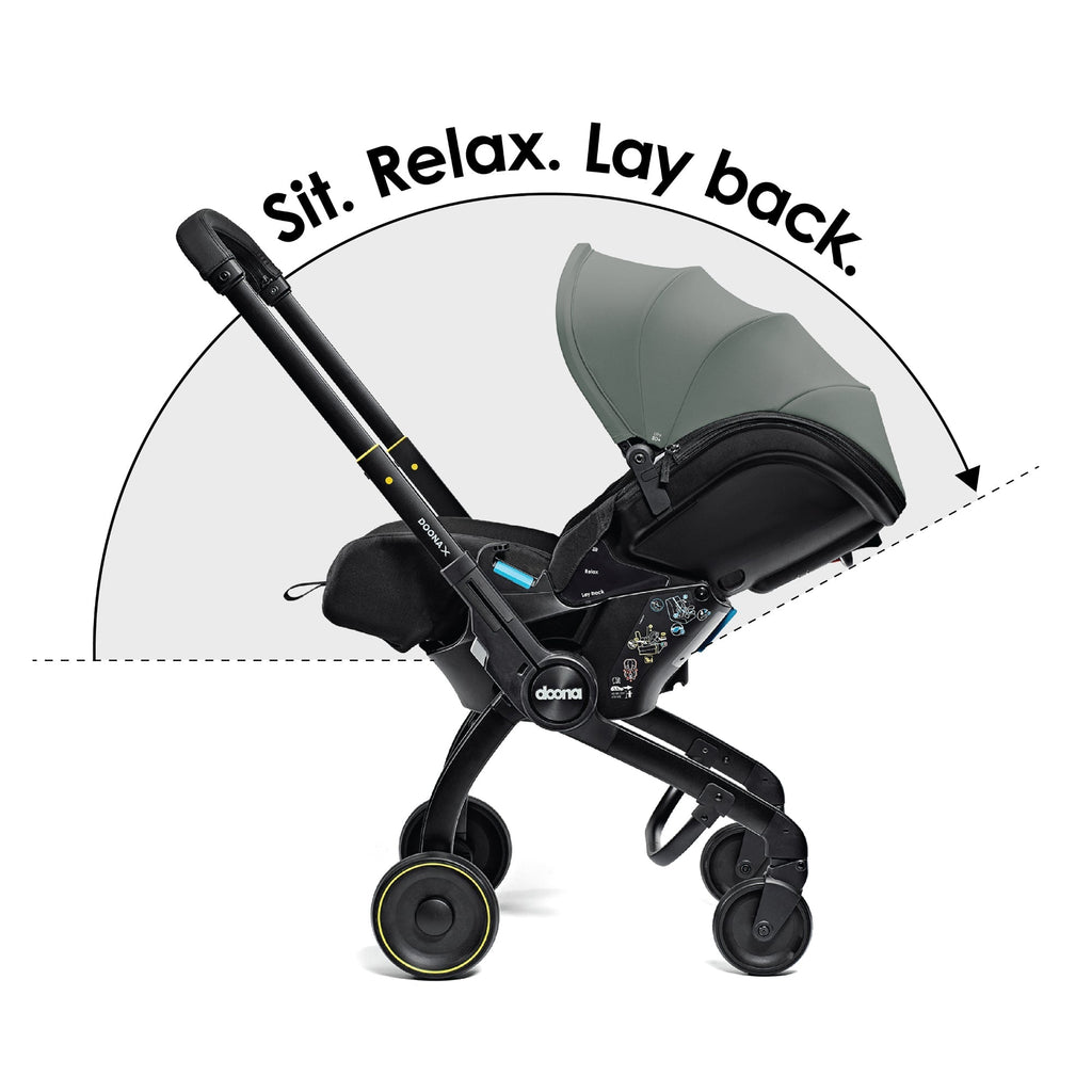 Doona X Car Seat & Stroller & Isofix Base - Slate Green