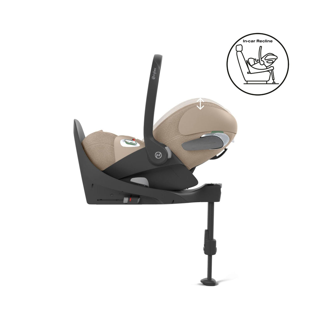 Cybex Cloud T i-Size Plus Car Seat & Base T Isofix Base - Cozy Beige