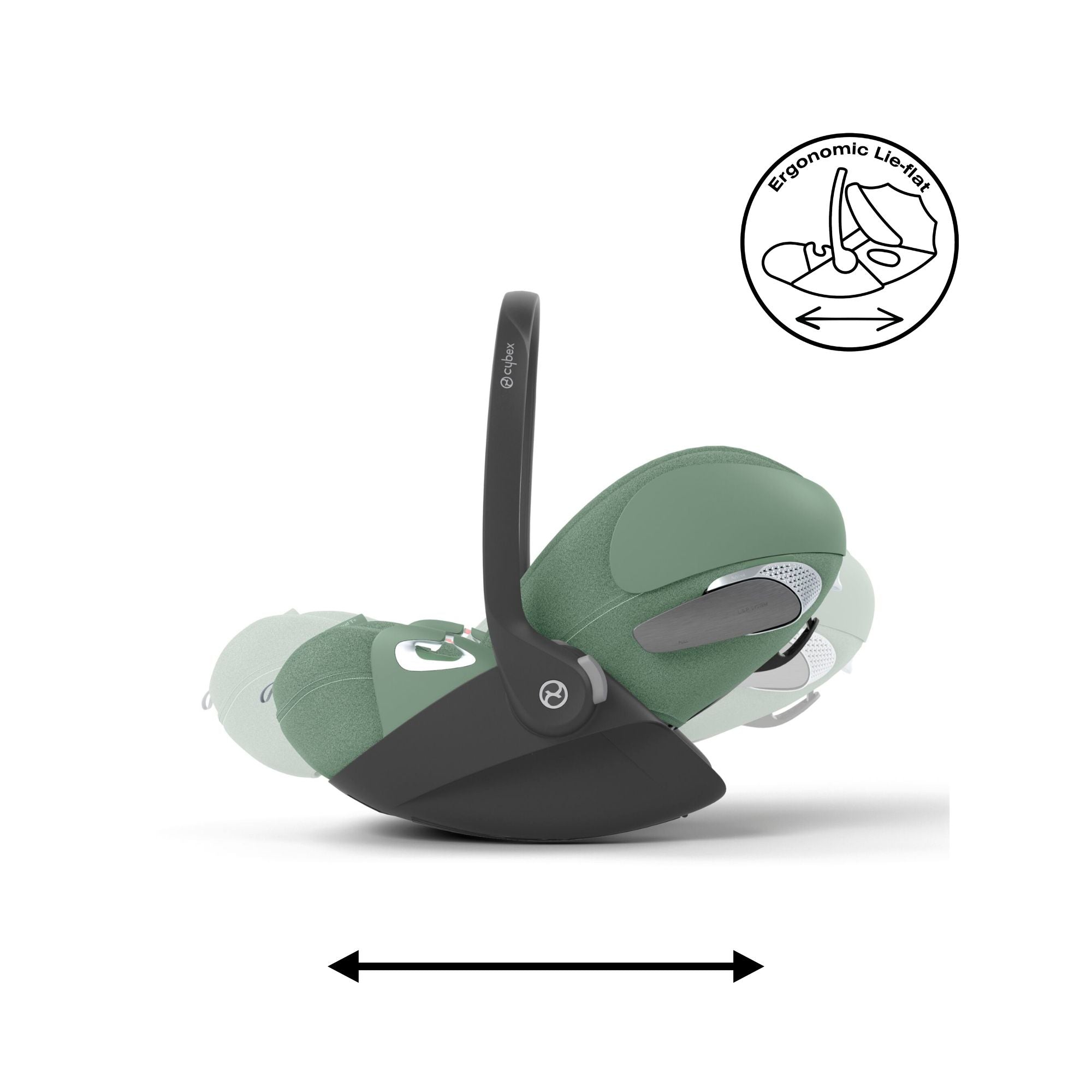 Cybex Cloud T i-Size Plus Car Seat & Base T Isofix Base - Leaf Green