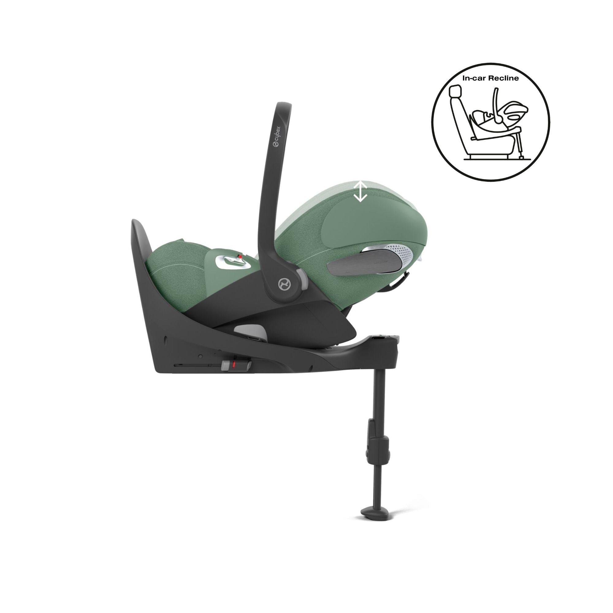 Cybex Cloud T i-Size Plus Car Seat - Leaf Green